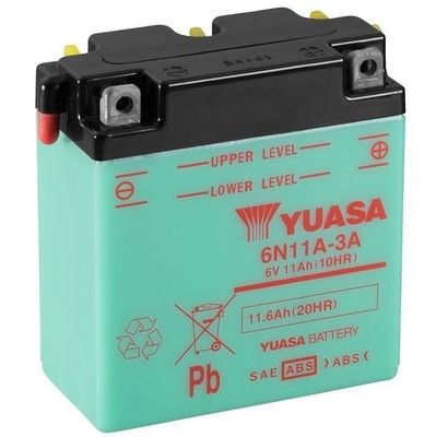 6N11A3A YUASA Стартерная аккумуляторная батарея
