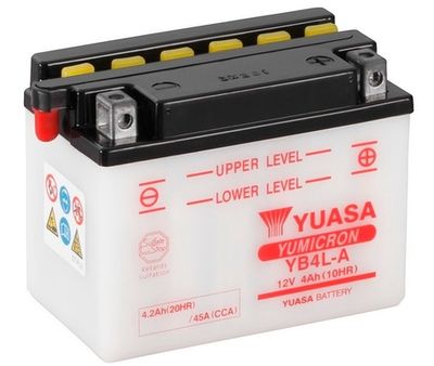 YB4LA YUASA Стартерная аккумуляторная батарея