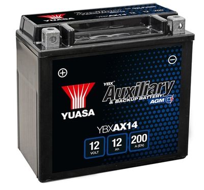 YBXAX14 YUASA Стартерная аккумуляторная батарея
