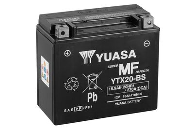 YTX20BS YUASA Стартерная аккумуляторная батарея