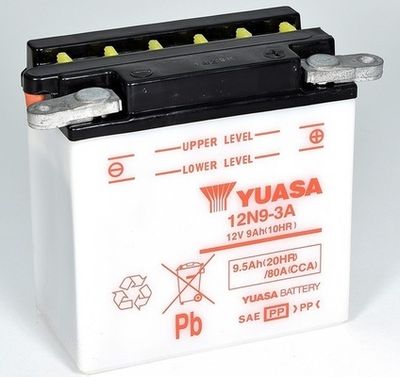 12N93A YUASA Стартерная аккумуляторная батарея