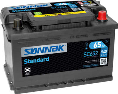 SC652 SONNAK Стартерная аккумуляторная батарея