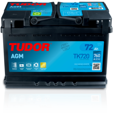 TK720 TUDOR Стартерная аккумуляторная батарея