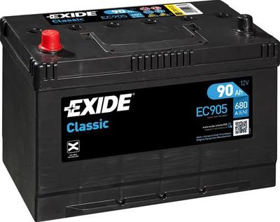 EC905 EXIDE Стартерная аккумуляторная батарея