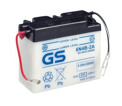 GS6N4B2A GS Стартерная аккумуляторная батарея