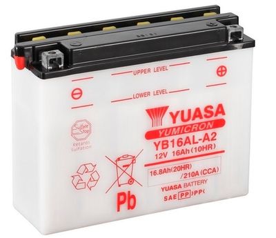 YB16ALA2 YUASA Стартерная аккумуляторная батарея