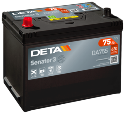 DA755 DETA Стартерная аккумуляторная батарея