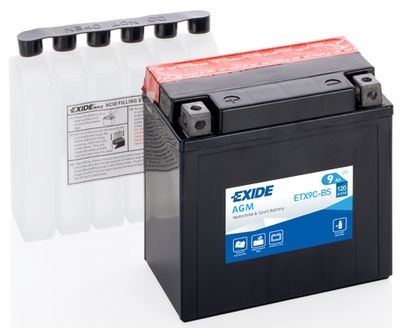 ETX9CBS EXIDE Стартерная аккумуляторная батарея