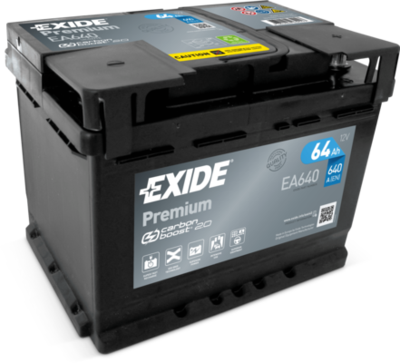 EA640 EXIDE Стартерная аккумуляторная батарея