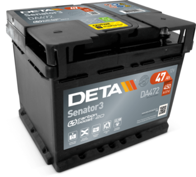 DA472 DETA Стартерная аккумуляторная батарея