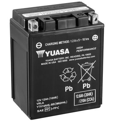 YTX14AHLBS YUASA Стартерная аккумуляторная батарея