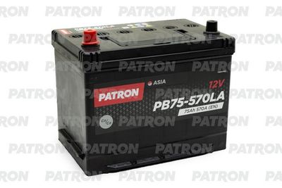 PB75570LA PATRON Стартерная аккумуляторная батарея