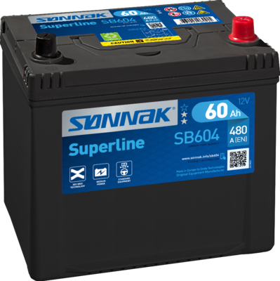 SB604 SONNAK Стартерная аккумуляторная батарея