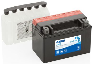 ETX9BS EXIDE Стартерная аккумуляторная батарея