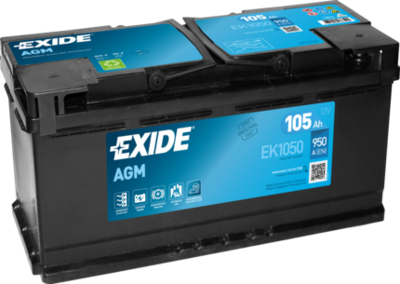 EK1050 EXIDE Стартерная аккумуляторная батарея