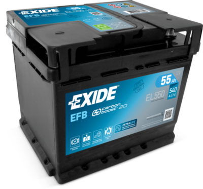 EL550 EXIDE Стартерная аккумуляторная батарея