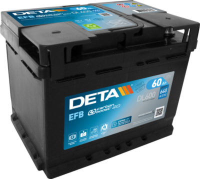 DL600 DETA Стартерная аккумуляторная батарея