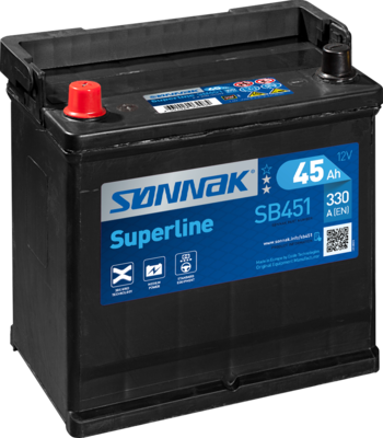 SB451 SONNAK Стартерная аккумуляторная батарея