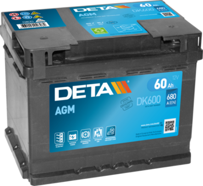 DK600 DETA Стартерная аккумуляторная батарея