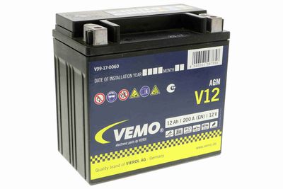 V99170060 VEMO Стартерная аккумуляторная батарея