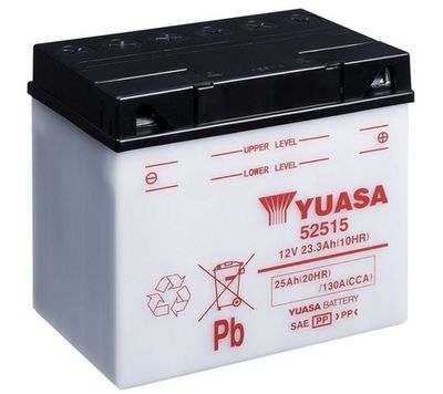 52515 YUASA Стартерная аккумуляторная батарея