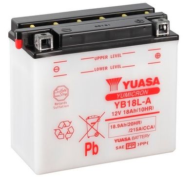 YB18LA YUASA Стартерная аккумуляторная батарея