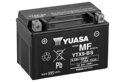 YTX9BS(CP) YUASA Стартерная аккумуляторная батарея