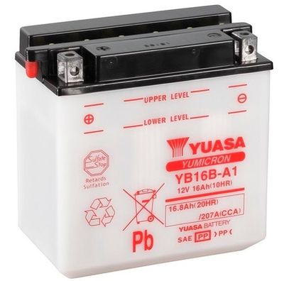 YB16BA1 YUASA Стартерная аккумуляторная батарея