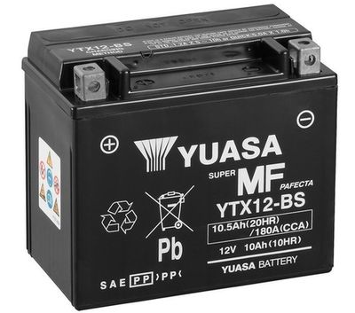 YTX12BS YUASA Стартерная аккумуляторная батарея