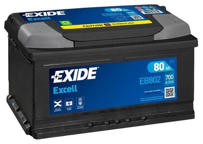 EB802 EXIDE Стартерная аккумуляторная батарея