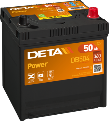 DB504 DETA Стартерная аккумуляторная батарея