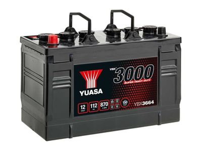 YBX3664 YUASA Стартерная аккумуляторная батарея