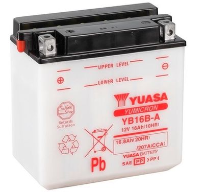 YB16BA YUASA Стартерная аккумуляторная батарея