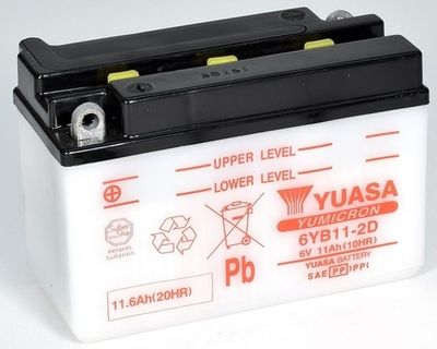 6YB112D YUASA Стартерная аккумуляторная батарея