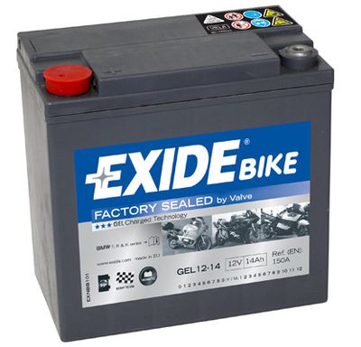 GEL1214 EXIDE Стартерная аккумуляторная батарея