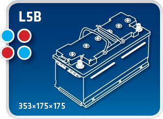 TM95P IPSA Стартерная аккумуляторная батарея