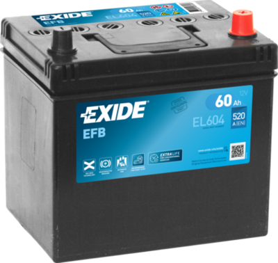 EL604 EXIDE Стартерная аккумуляторная батарея