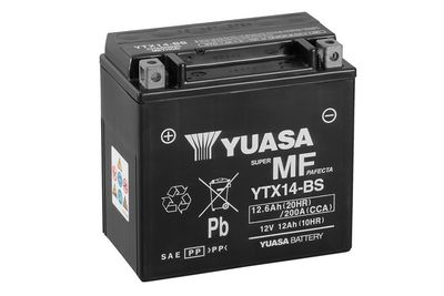 YTX14BS(CP) YUASA Стартерная аккумуляторная батарея