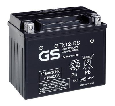 GSGTX12BS GS Стартерная аккумуляторная батарея