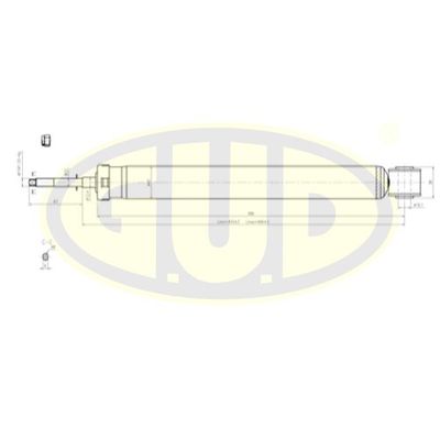 GSA343431 G.U.D. Амортизатор