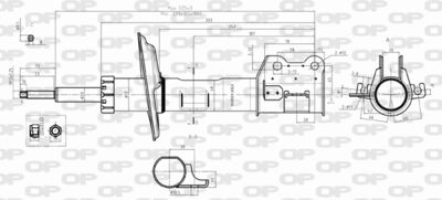 SAB838531 OPEN PARTS Амортизатор