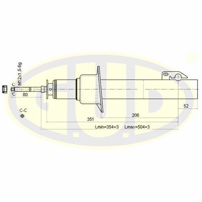 GSA341603 G.U.D. Амортизатор