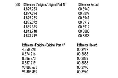 003883 RECORD FRANCE Амортизатор