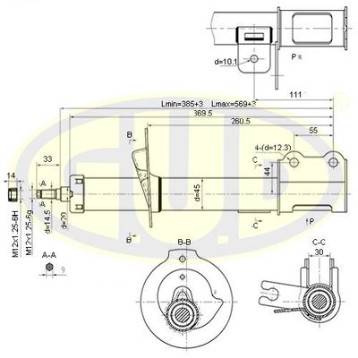 GSA333420 G.U.D. Амортизатор