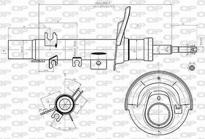 SAB860131 OPEN PARTS Амортизатор