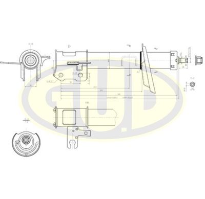 GSA339703 G.U.D. Амортизатор