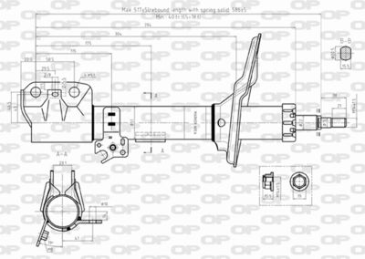 SAB830931 OPEN PARTS Амортизатор