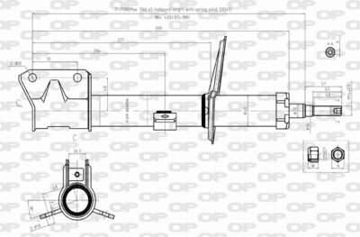 SAB835831 OPEN PARTS Амортизатор