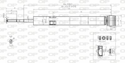 SAB819012 OPEN PARTS Амортизатор