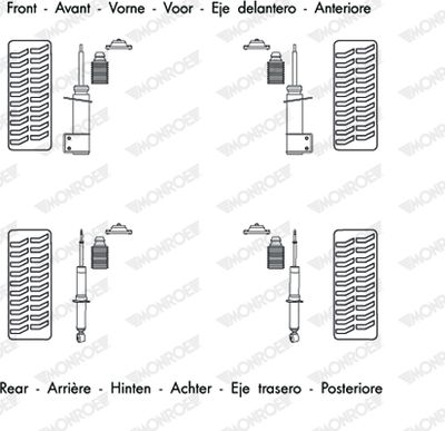 M0869341 MONROE Амортизатор